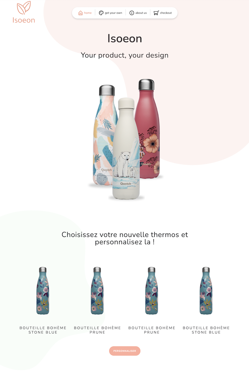 Isoeon - Site vitrine boisson naturelle