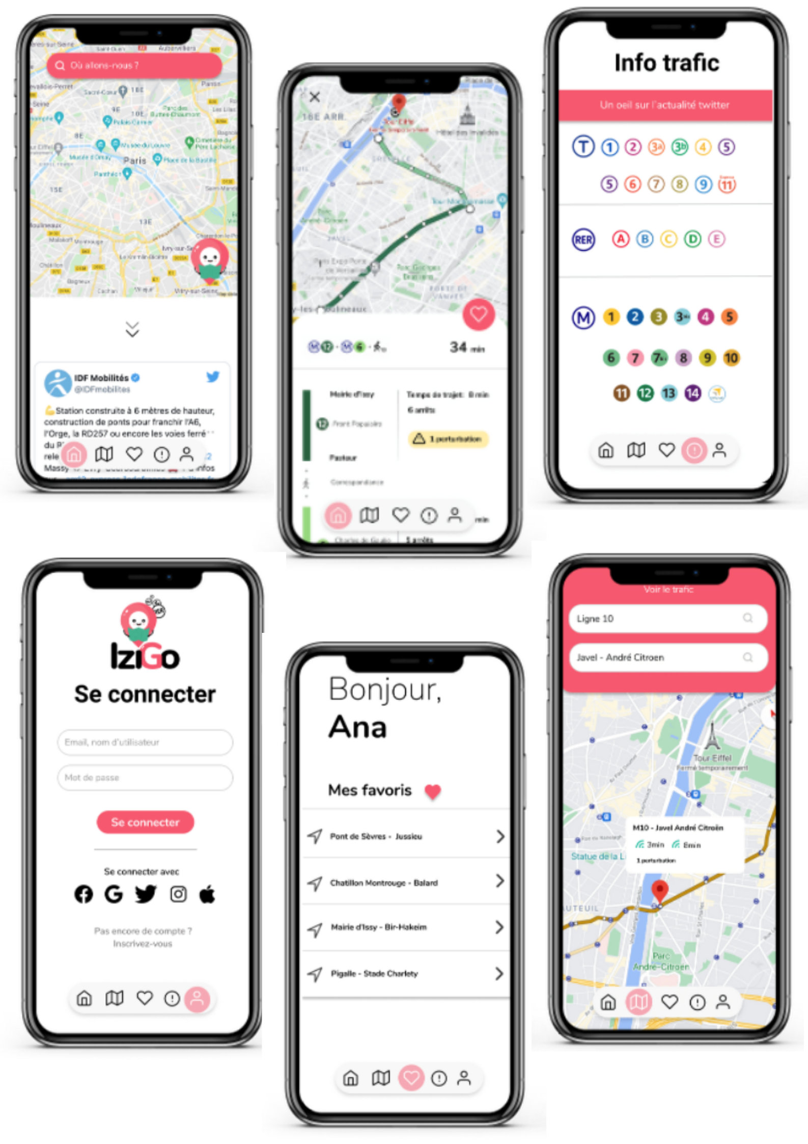 IziGo - Application mobile de mobilité urbaine